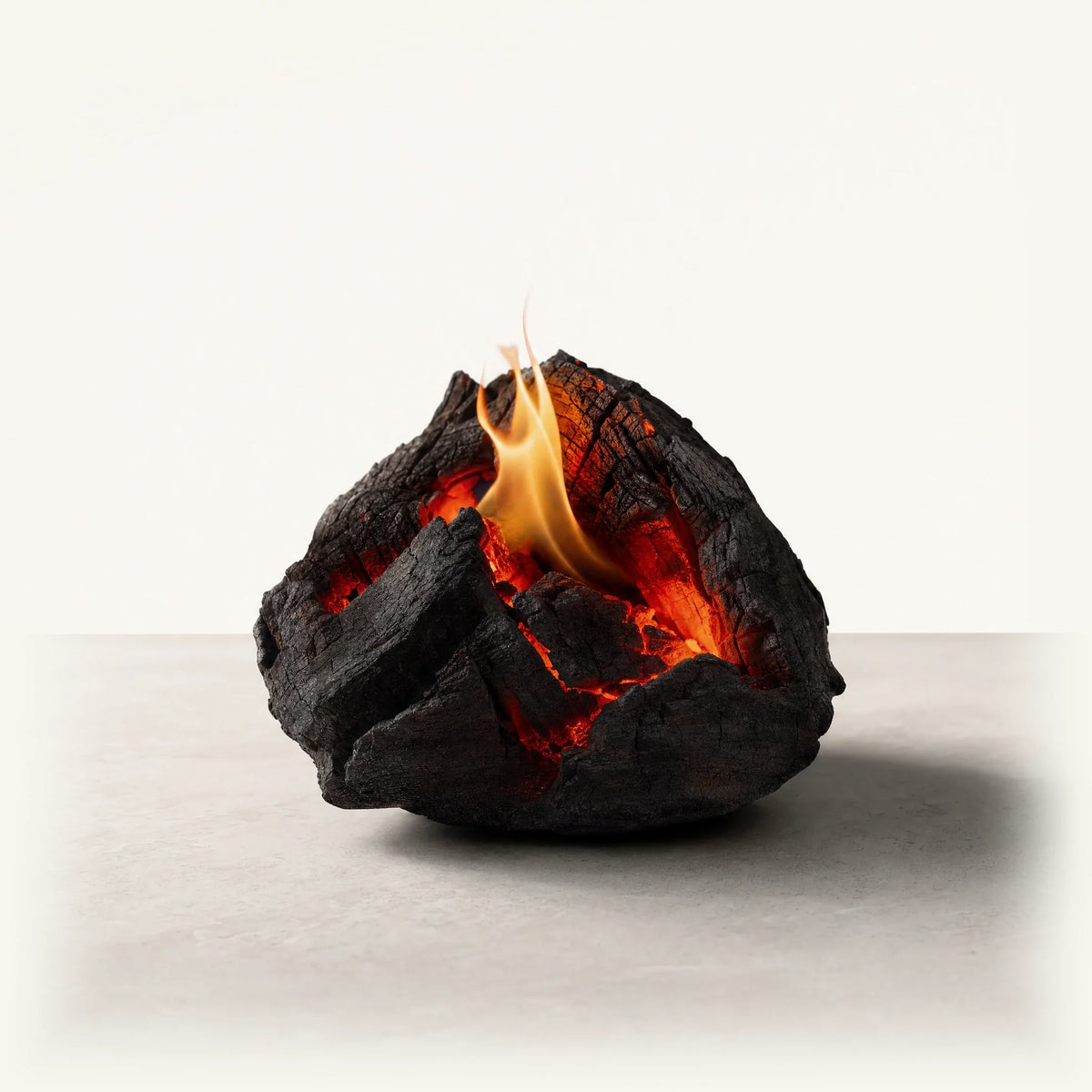 Orileva Ember collection – fire element journal series, glowing crimson embers and rising flame