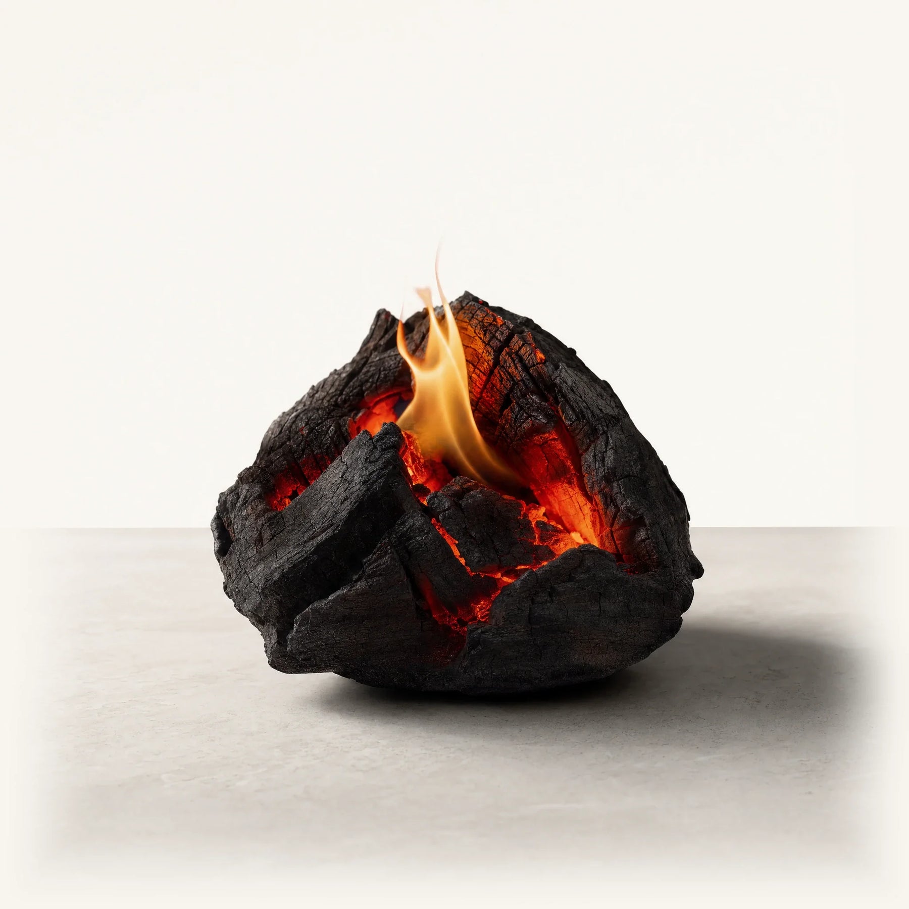 Orileva Ember collection – fire element journal series, glowing crimson embers and rising flame