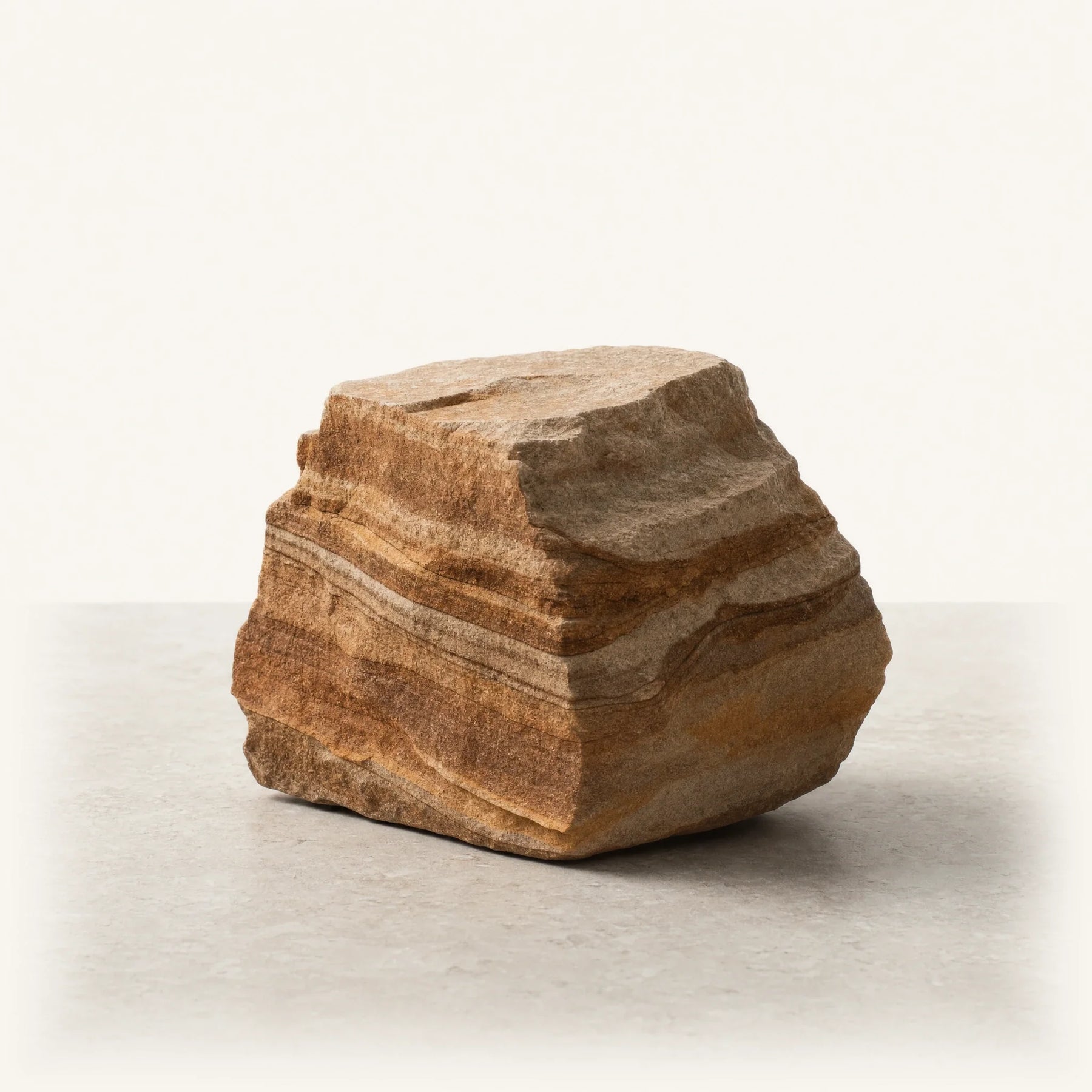 Orileva Grounded collection – earth element journal series, layered natural sandstone