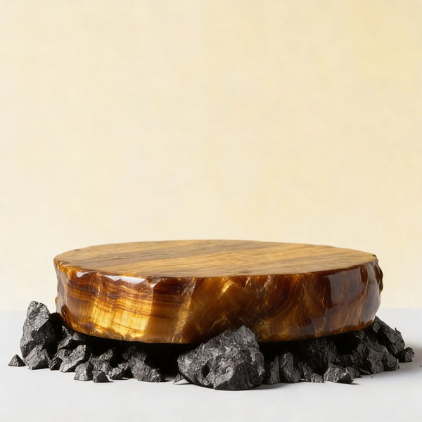 Orileva Grounded collection — Earth element luxury leather journal