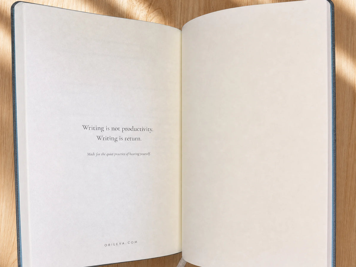Premium ivory writing pages inside The Verdant Journal
